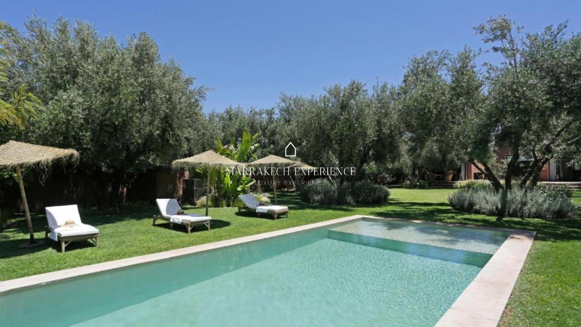 Villa Jardin Bleu Marrakesch Exterior foto