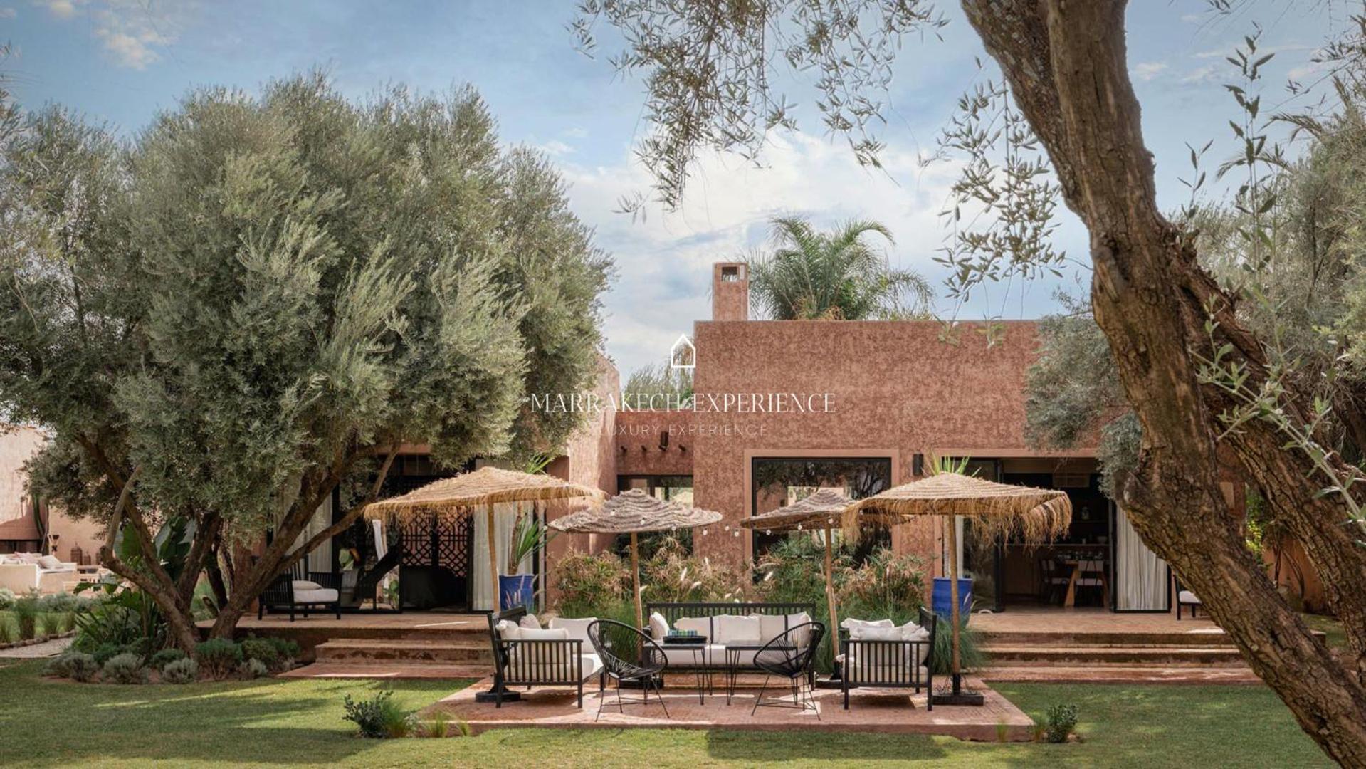 Villa Jardin Bleu Marrakesch Exterior foto