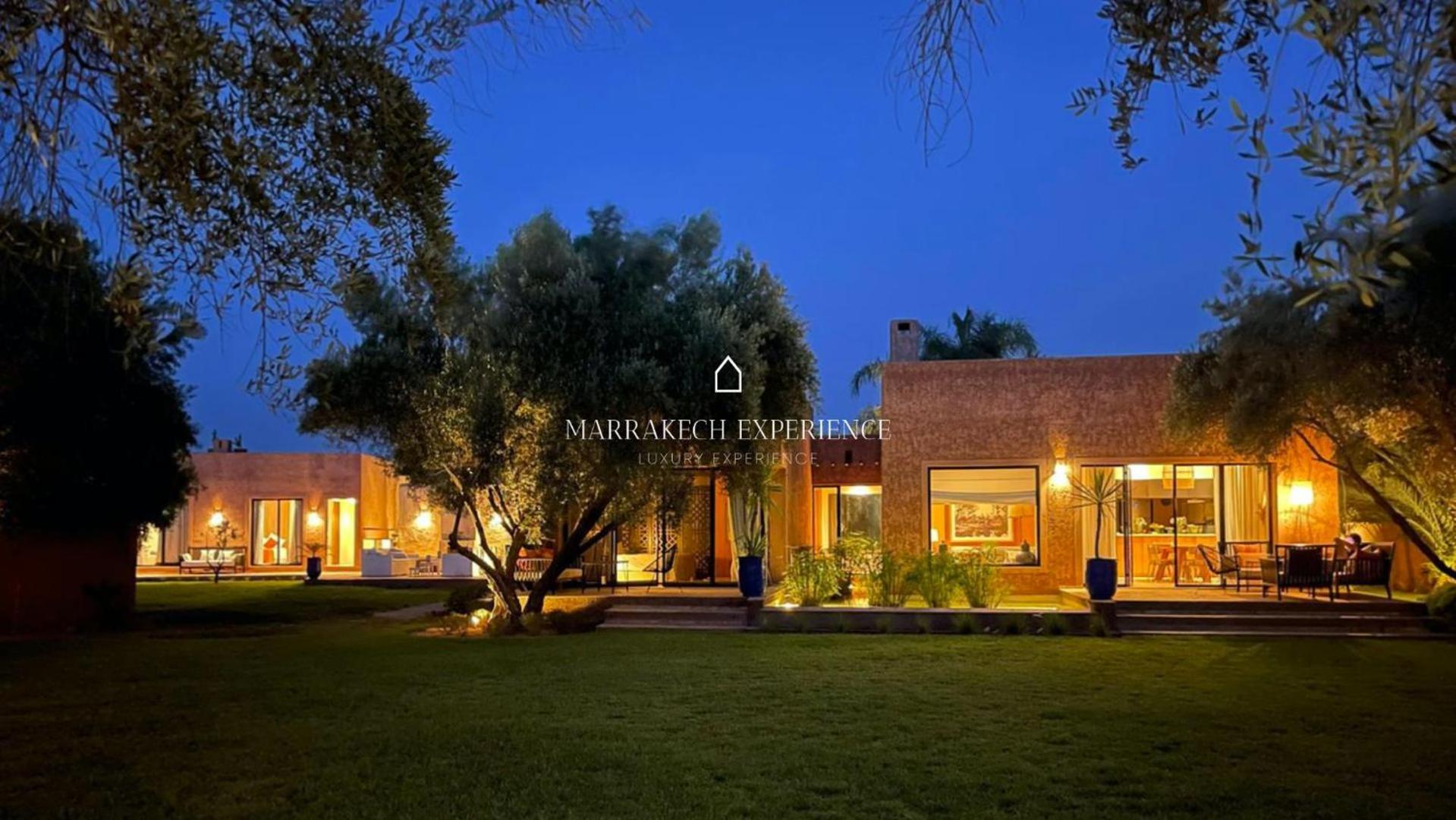 Villa Jardin Bleu Marrakesch Exterior foto