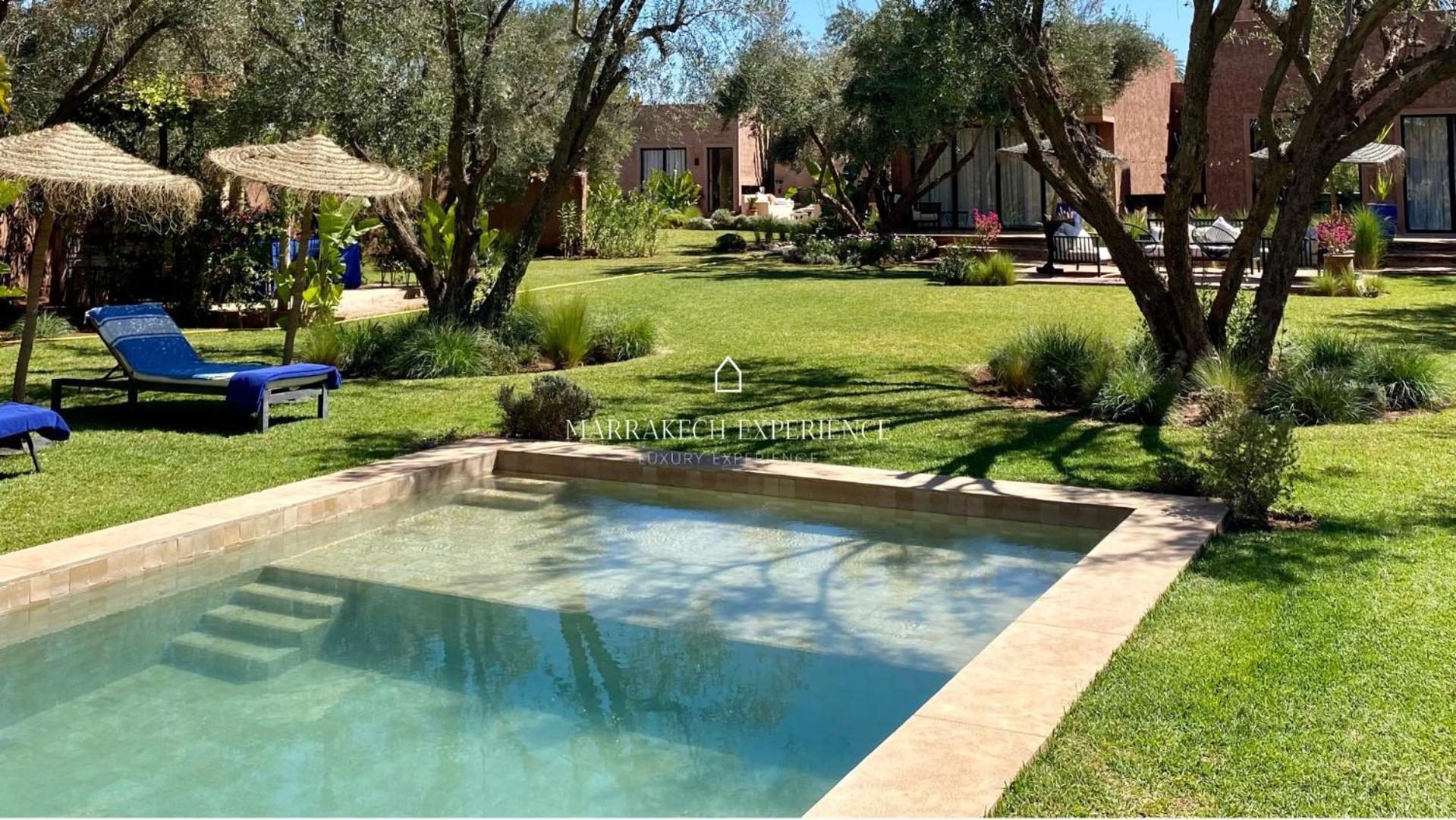 Villa Jardin Bleu Marrakesch Exterior foto
